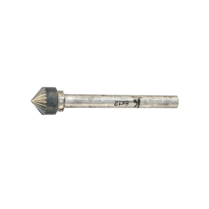 12 mm. V Tipi 60° Eğimli Karbür Kalıpçı Freze