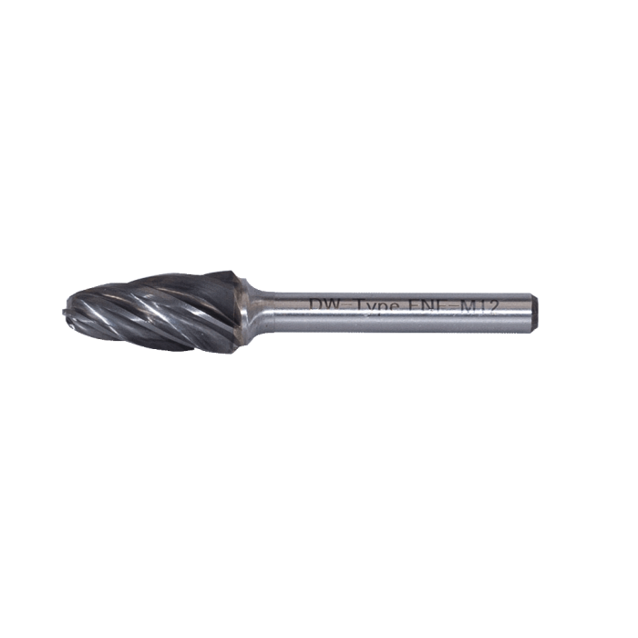 Demir Dışı Malzemeler İçin F Tipi Kavisli Silindir - Karbür Kalıpçı Frezeleri