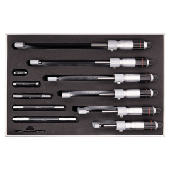 0...150x0.01mm 6prç.DışÇap MikrometreSet