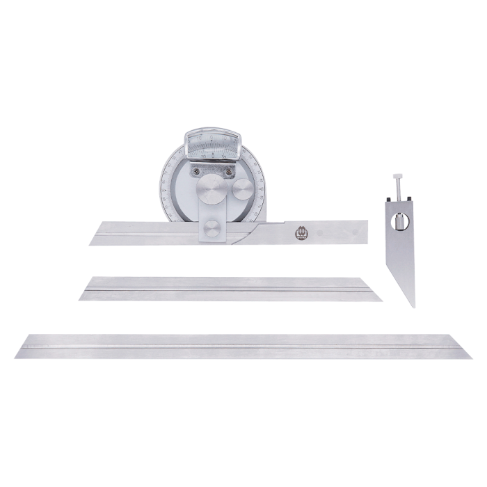 Büyüteçli Üniversal Açı Ölçer 360°x5'