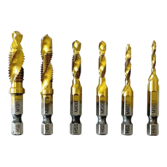6 Parça Bits Uçlu Kılavuz Matkap Ucu Takımı