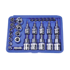 29 Parça CRV S2 Torx Lokma ve Bit Seti