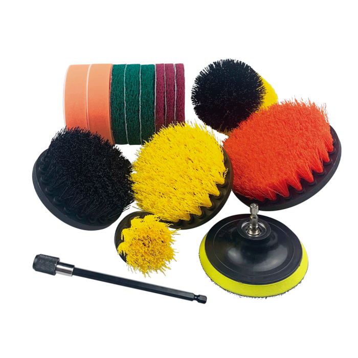 15 Parça Plastik Matkap Fırça Seti