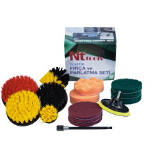 15 Parça Plastik Matkap Fırça Seti