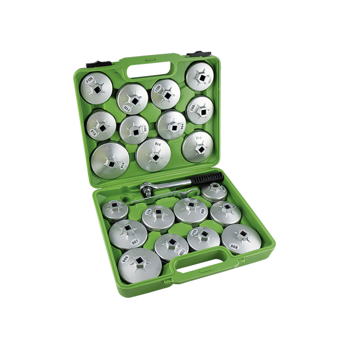 23 Parça 1/2inç Alüminyum Filtre S/T Kapak Seti