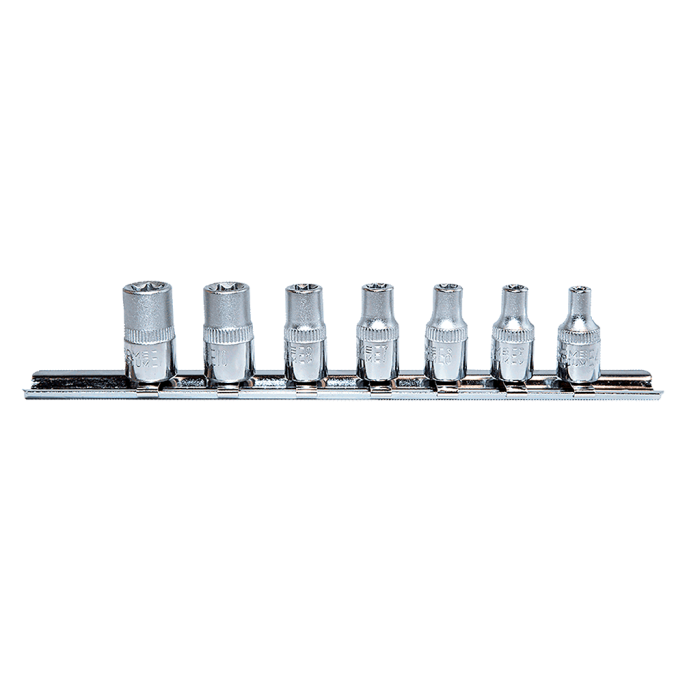 7 Parça 1/4inç CR-V E Tipi Torx Lokma Seti