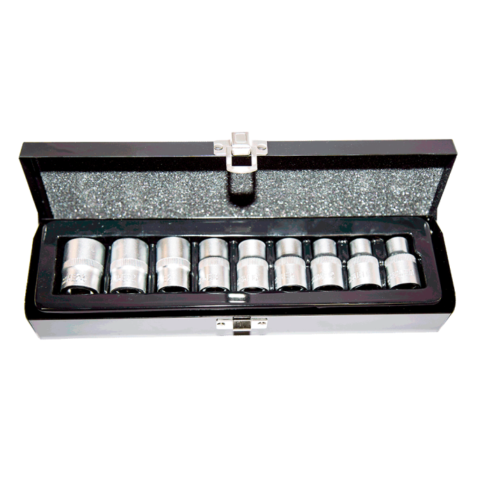 10 Parça 1/2inç CR-V E Tipi Torx Lokma Seti