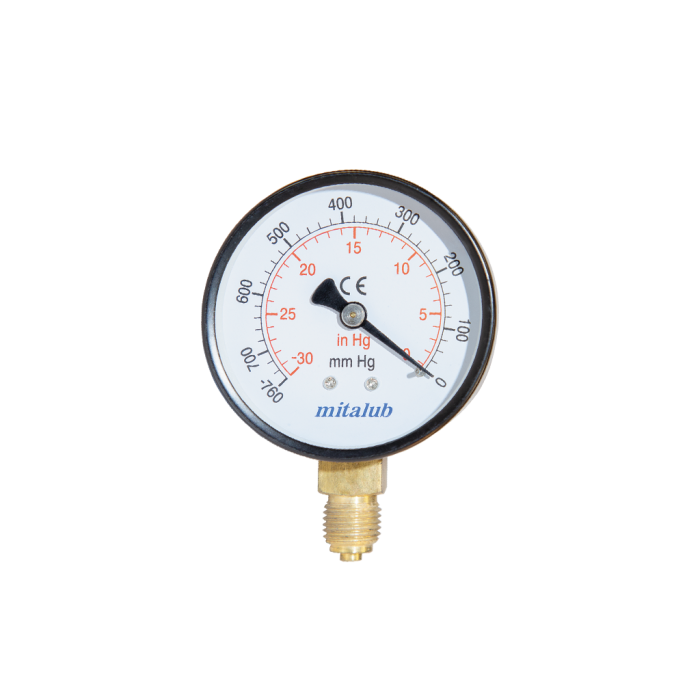 Plastik Gövde Vakummetreler