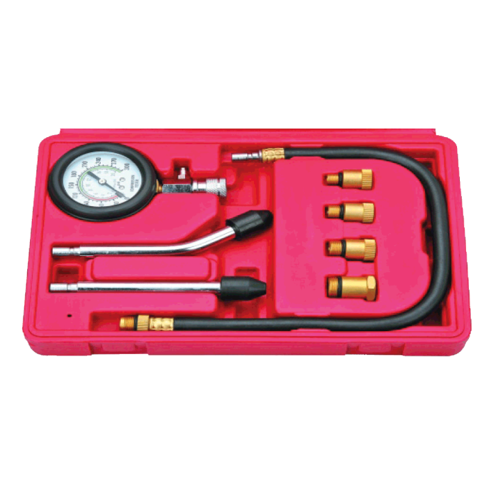 8 Parça Motor Kompresyon Test Cihazı
