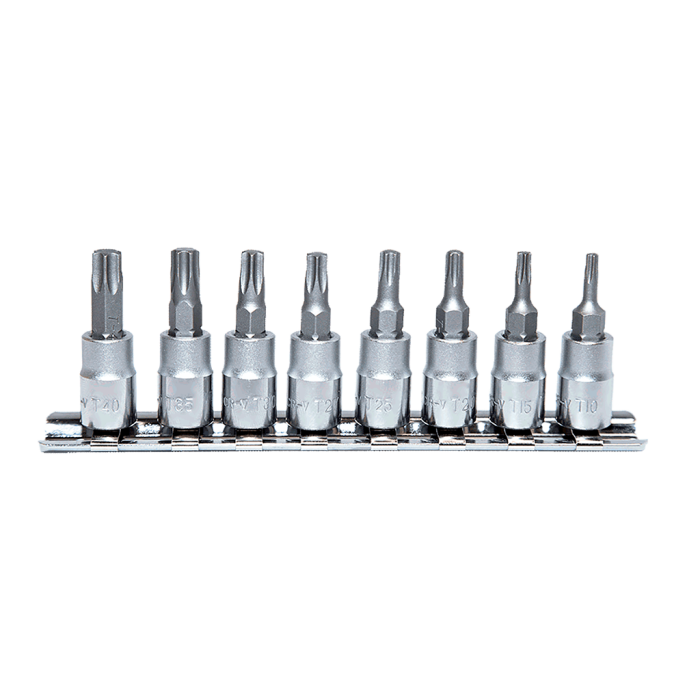 7 Parça 1/4inç CR-V Torx Lokma Seti