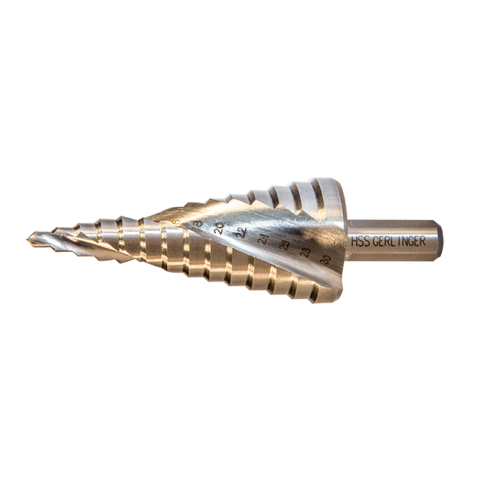 Spiral Kanallı HSS Kademeli Matkap Uçları
