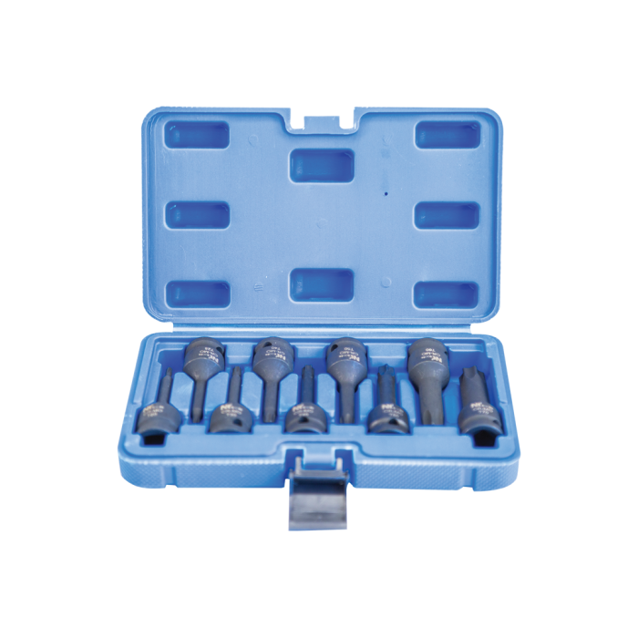 9 Parça 1/2inç Cr-Mo Torx Uzun Lokma Seti